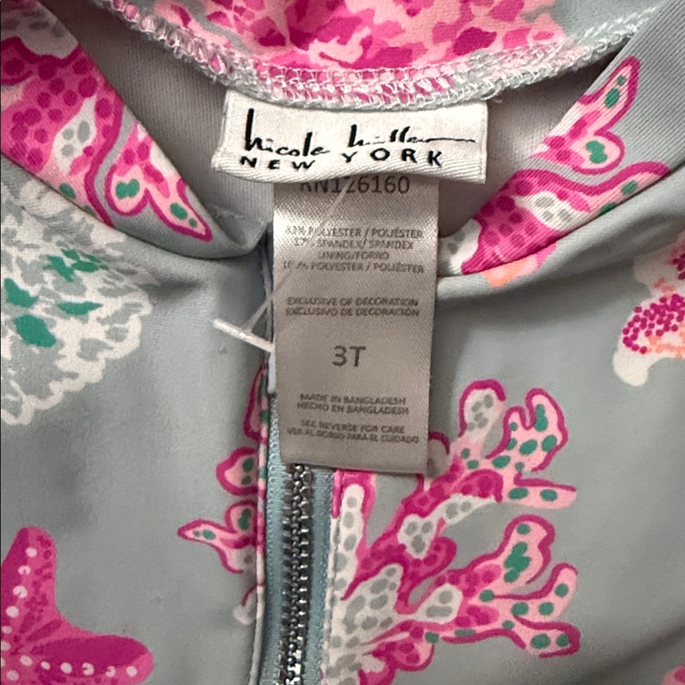 Nicole miller toddler swimsuit - Picture 2 of 3
